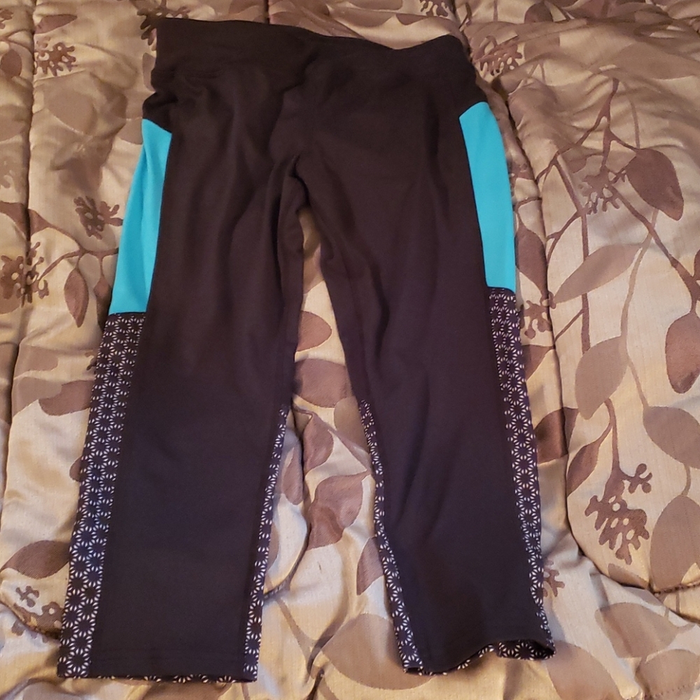 Champion girls crop legging L 10-12